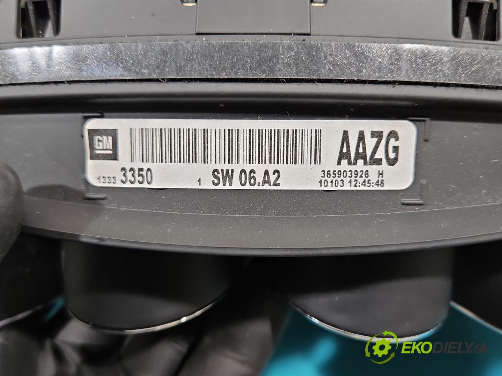 Opel Insignia A 2008-2017 2.0 T 220KM automatic 162 kW 1998 cm3 5- prístrojovka/ budíky 13333350 (Prístrojové dosky, displeje)
