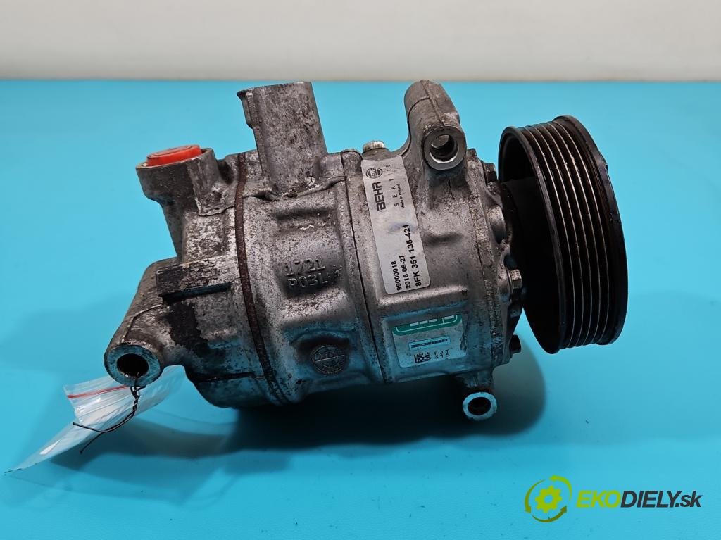 Vw Golf plus 2.0 tdi 110 HP manual 81 kW 1968 cm3 5- Kompresor: klimatizácie 8FK351135-421 (Kompresory klimatizácie)