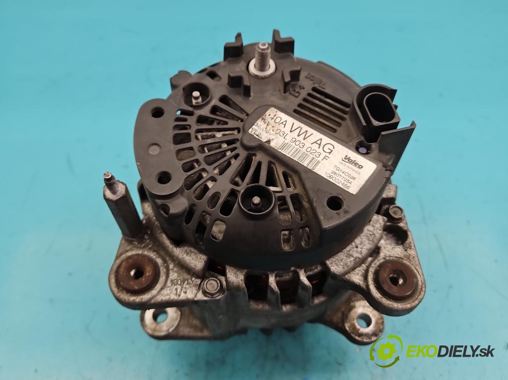 Vw Golf plus 2.0 tdi 110 HP manual 81 kW 1968 cm3 5- Alternator 03L903023F (Alternátory)