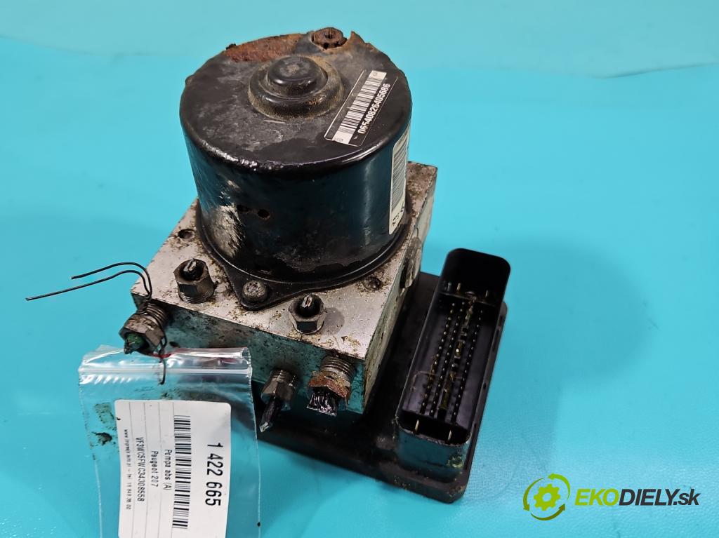 Peugeot 207 1.6 16v 120 HP manual 88 kW 1598 cm3 5- čerpadlo abs 9663945780 (Pumpy ABS)