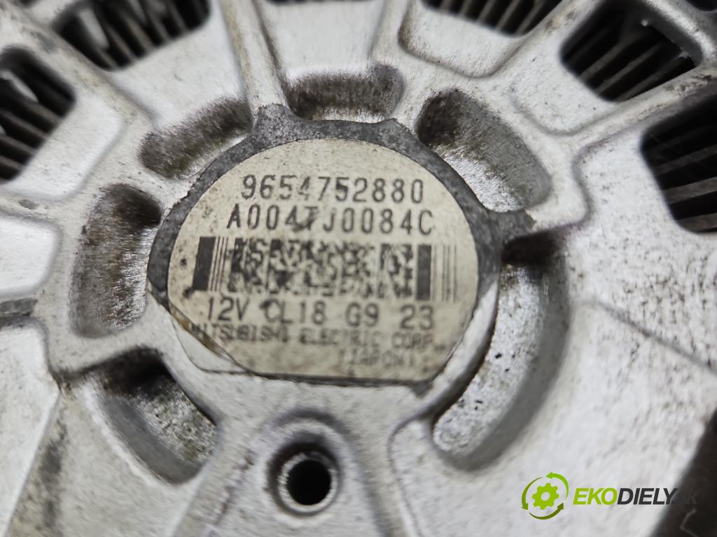 Citroen C4 Grand picasso I 2006-2013 2.0 HDi 136 HP automatic 100 kW 1997 cm3 5- Alternator 9654752880 (Alternátory)