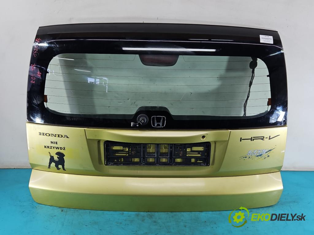 Honda HR-V I 1999-2006 1.6 16v 105 HP manual 77 kW 1590 cm3 3- zadna kufor  (Zadná kapota)