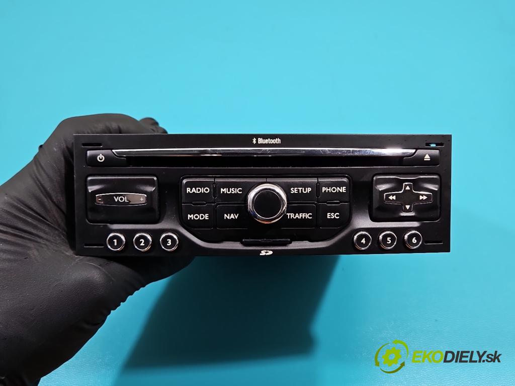 Citroen C4 Grand picasso I 2006-2013 2.0 HDi 136 HP automatic 100 kW 1997 cm3 5- Radio originál 96661986XT
