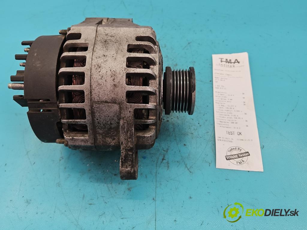 Saab 9-3 II 2002-2012 1.9 TiD 120 HP manual 88 kW 1910 cm3 5- Alternator 0986049000 (Alternátory)