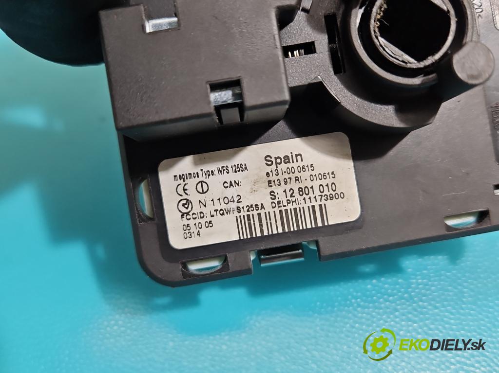 Saab 9-3 II 2002-2012 1.9 TiD 120 HP manual 88 kW 1910 cm3 5- Spínačka 12801010 (Spínacie skrinky a kľúče)