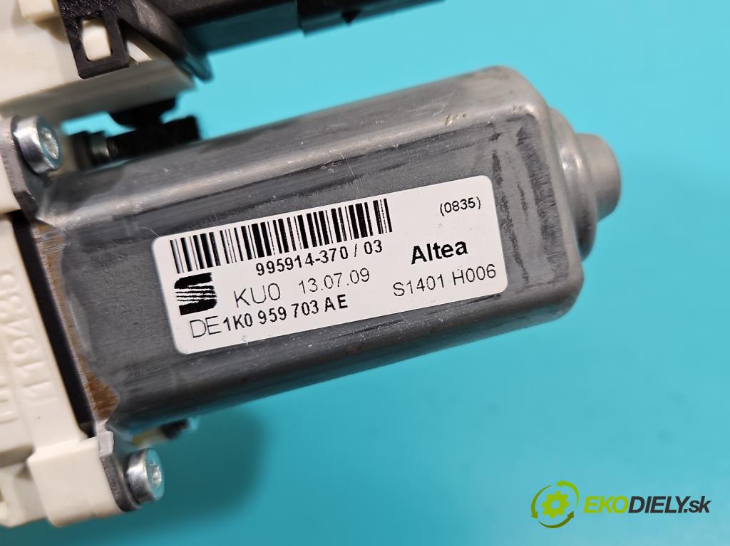 Seat Altea 1.4 tsi 125 hp manual 92 kW 1390 cm3 5- mechanismus stahování zadní levý 1K0959703AE