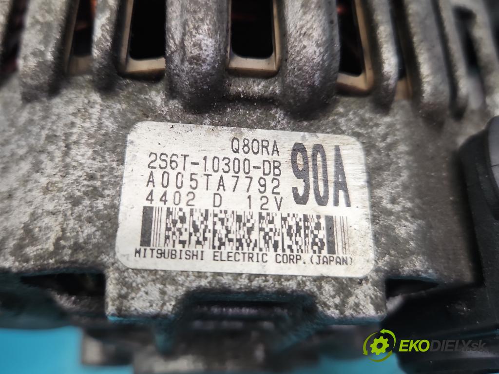 Ford Fiesta Mk6 2002-2008 1.4 16V 80 HP manual 59 kW 1388 cm3 3- Alternator 2S6T-10300-DB (Alternátory)