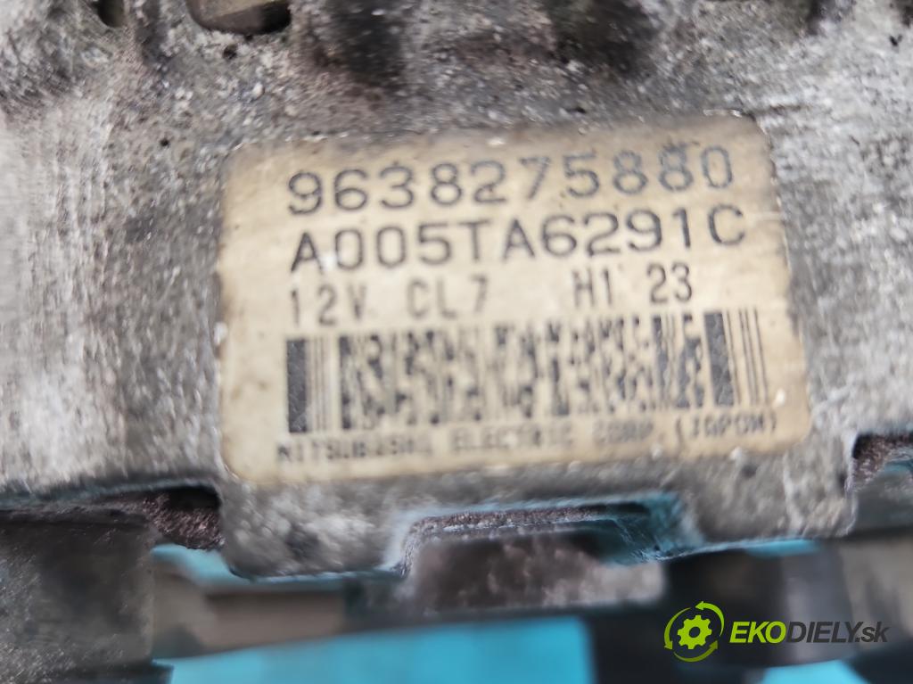 Citroen Xsara II 2000-2004 1.4 8V 75 HP manual 55 kW 1360 cm3 3- Alternator 9638275880 (Alternátory)