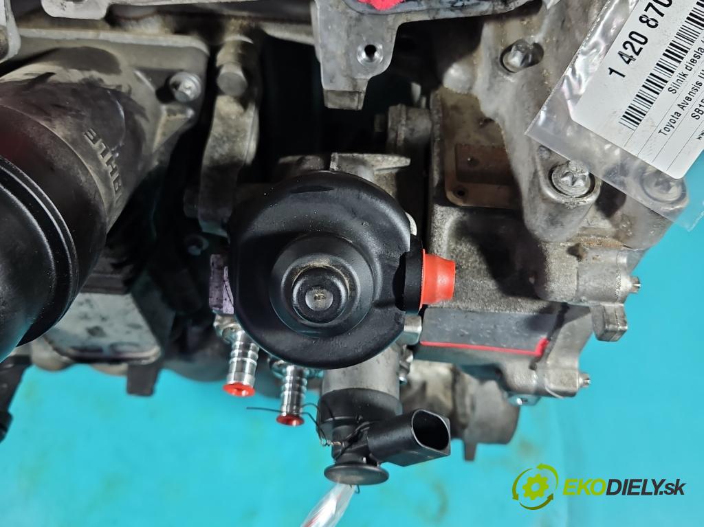 Toyota Avensis III T27 2009-2018 2.0 D4D 143 HP manual 105 kW 1995 cm3 5- čerpadlo vstrekovacia 0445010756 (Vstrekovacie čerpadlá)