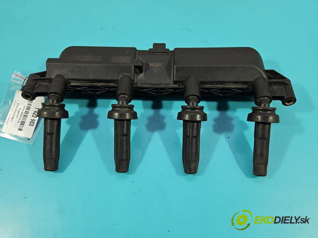 Peugeot 207 1.4 8v 73 HP manual 54 kW 1360 cm3 5- cievka zapaľovacia  (Zapaľovacie cievky, moduly)