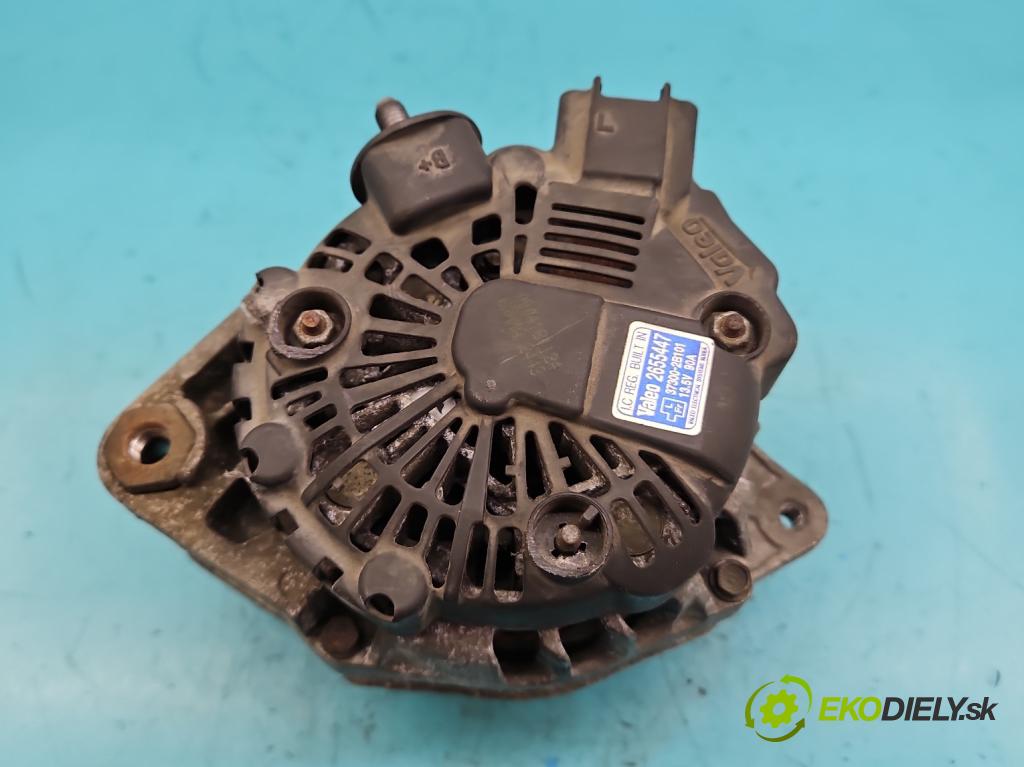 Hyundai I30 I 2007-2012 1.4 16v (G4FA) 109 HP manual 80,2 kW 1396 cm3 5- Alternator 37300-2B101 (Alternátory)