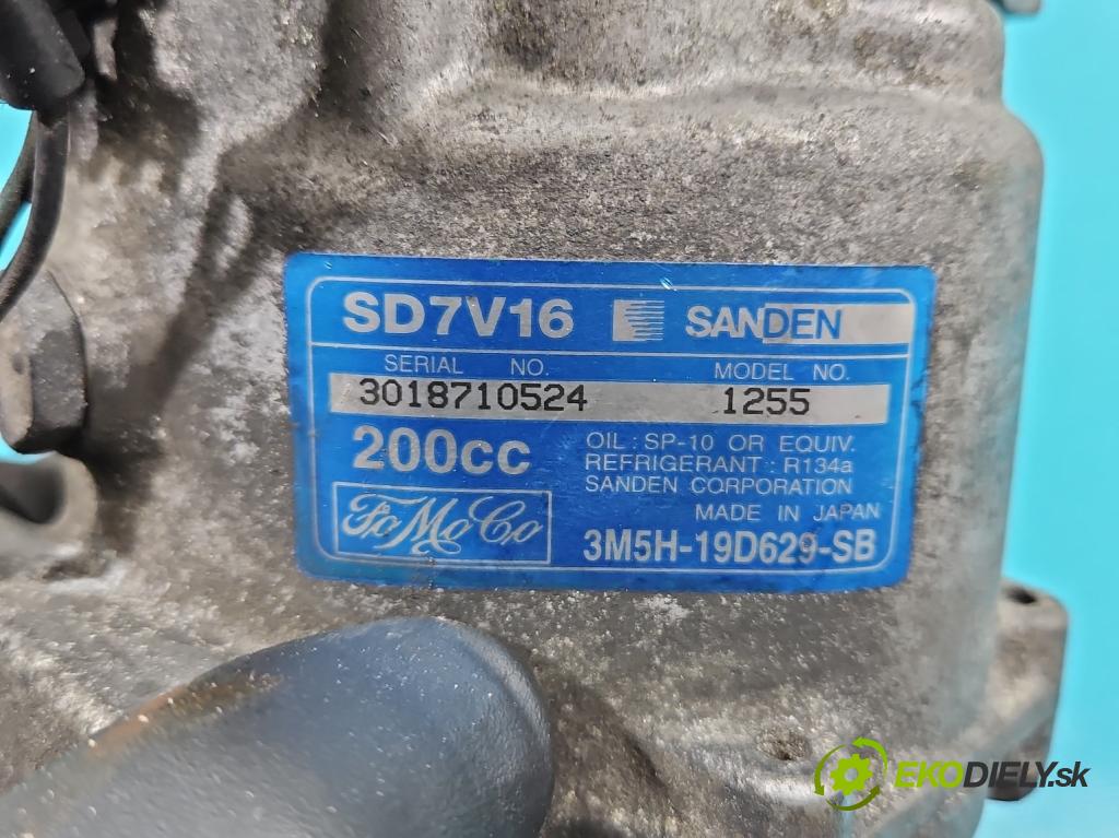 Volvo V50 1.6 D 109 hp manual 80 kW 1560 cm3 5- Kompresor: klíma 3M5H-19D629-SB (Kompresory)