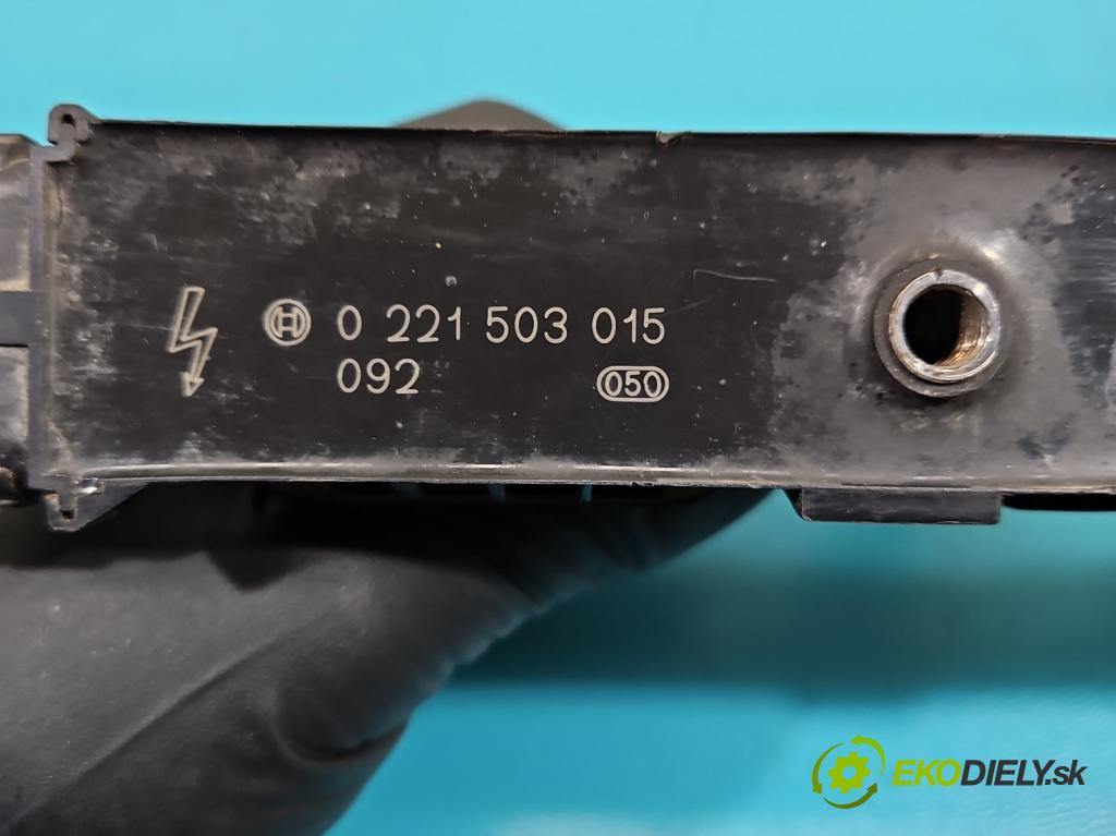 Opel Agila A 2000-2007 1.2 16V 75 HP manual 55 kW 1199 cm3 5- cievka zapaľovacia 0221503015 (Zapaľovacia cievka)