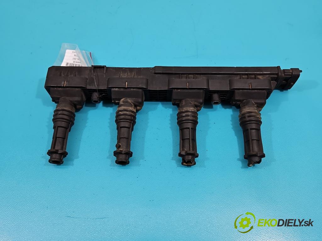 Opel Agila A 2000-2007 1.2 16V 75 HP manual 55 kW 1199 cm3 5- cievka zapaľovacia 0221503015 (Zapaľovacia cievka)