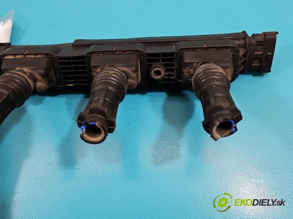 Opel Agila A 2000-2007 1.2 16V 75 HP manual 55 kW 1199 cm3 5- cievka zapaľovacia 0221503015 (Zapaľovacia cievka)