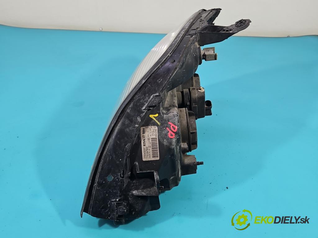 Renault Scenic I 1996-2003 1.6 16V 107 HP manual 79 kW 1598 cm3 5- Reflektor: pravý 7700432097 (Pravé)