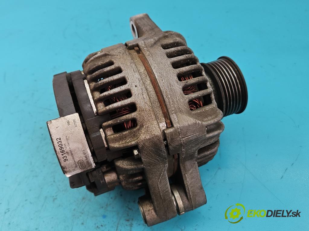 Opel Astra III 2004-2014 1.9 cdti 101 HP manual 74 kW 1910 cm3 5- Alternator 93169032 (Alternátory)