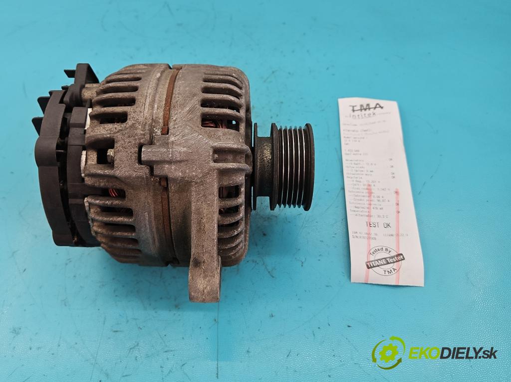 Opel Astra III 2004-2014 1.9 cdti 101 HP manual 74 kW 1910 cm3 5- Alternator 93169032 (Alternátory)