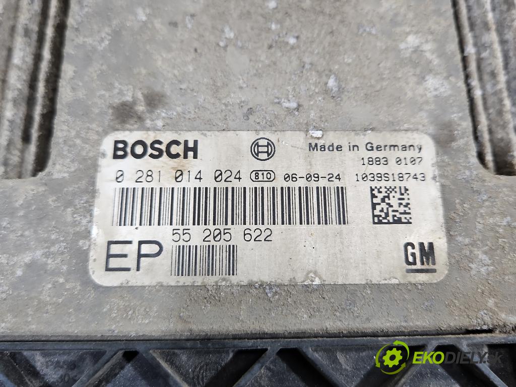 Opel Astra III 2004-2014 1.9 cdti 101 HP manual 74 kW 1910 cm3 5- riadiaca jednotka motora 0281014024