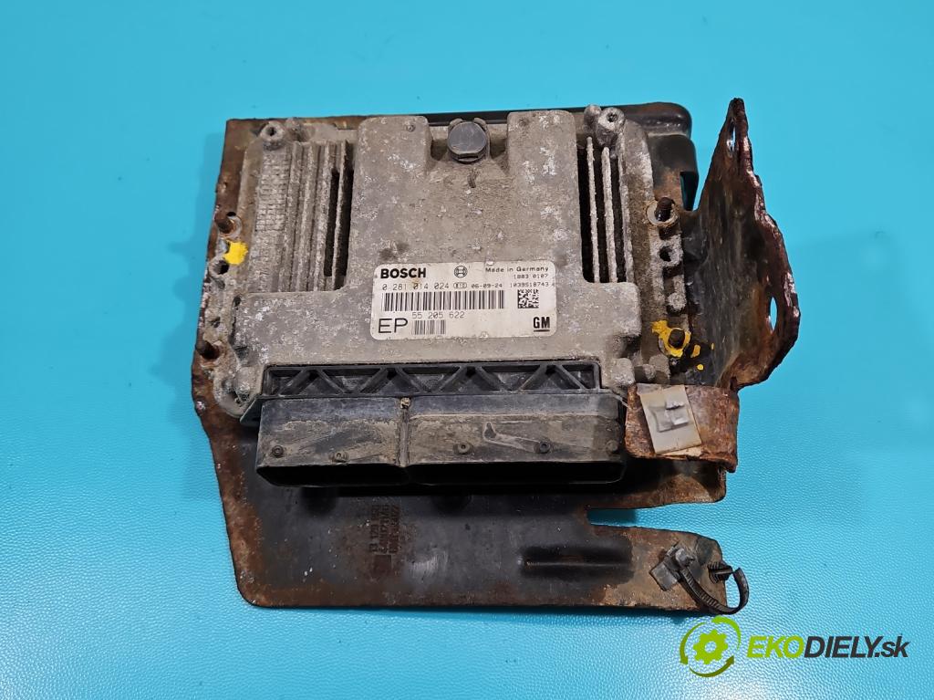Opel Astra III 2004-2014 1.9 cdti 101 HP manual 74 kW 1910 cm3 5- riadiaca jednotka motora 0281014024