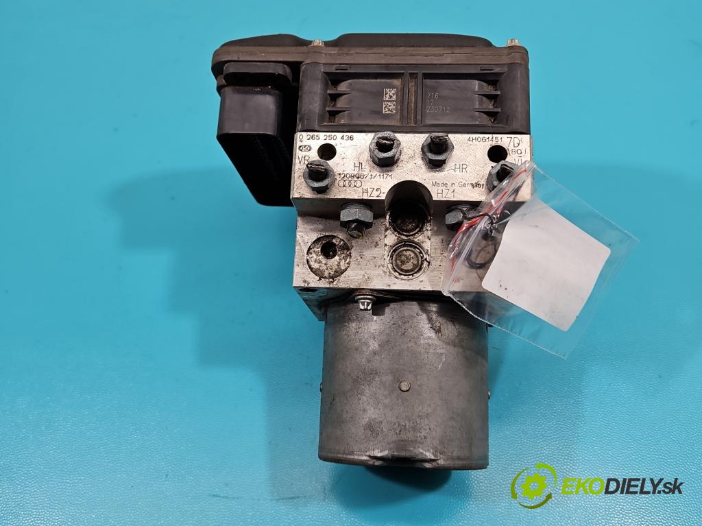 Audi A8 D4 2009-2017 3.0 TFSI automatic 213 kW 2995 cm3 4- čerpadlo abs 4H0614517D (Pumpy ABS)