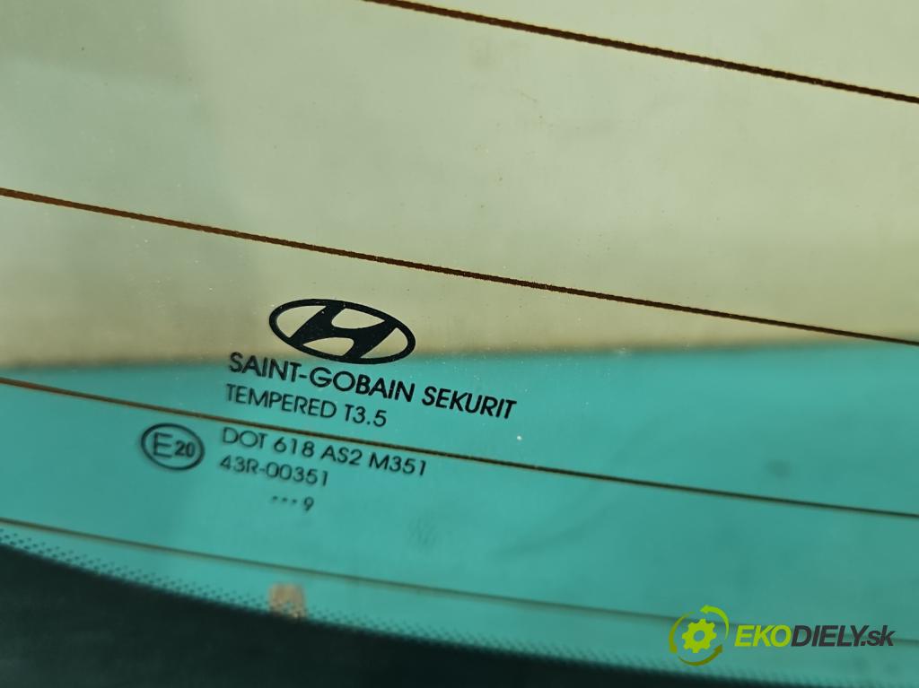 Hyundai I30 I 2007-2012 1.4 16v (G4FA) 109 hp manual 80,2 kW 1396 cm3 5- sklo zadní  (Okna zadní)