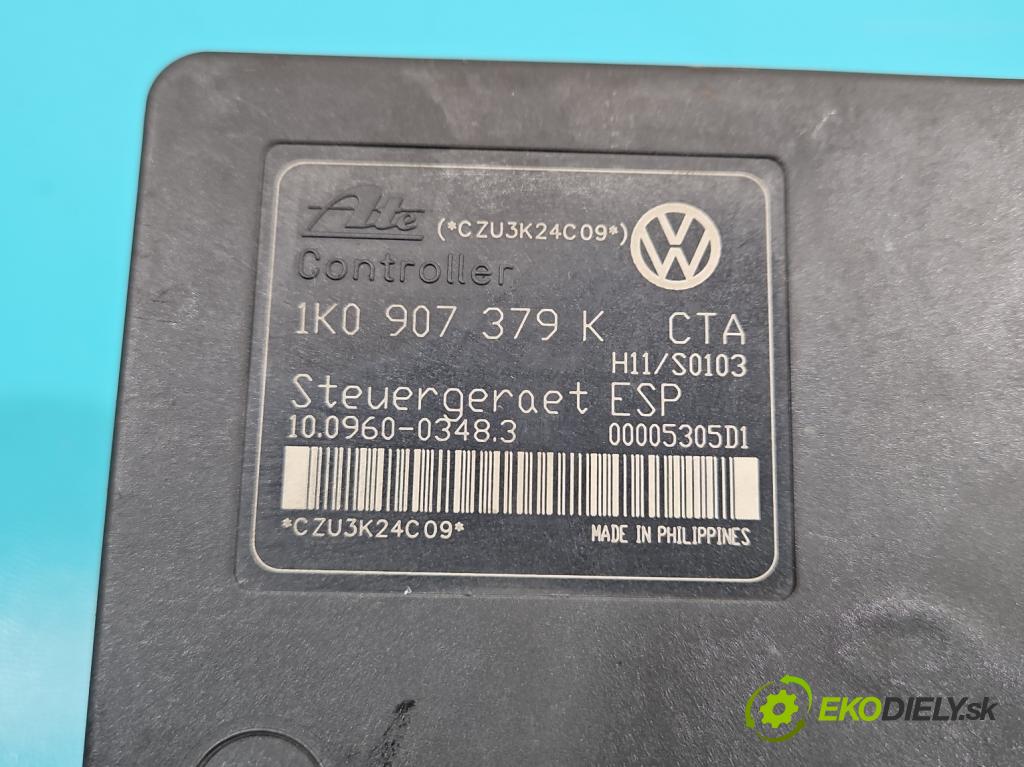 Vw Touran I 2003-2015 1.6 fsi 116 HP manual 85 kW 1598 cm3 5- čerpadlo abs 1K0614517H (Pumpy ABS)