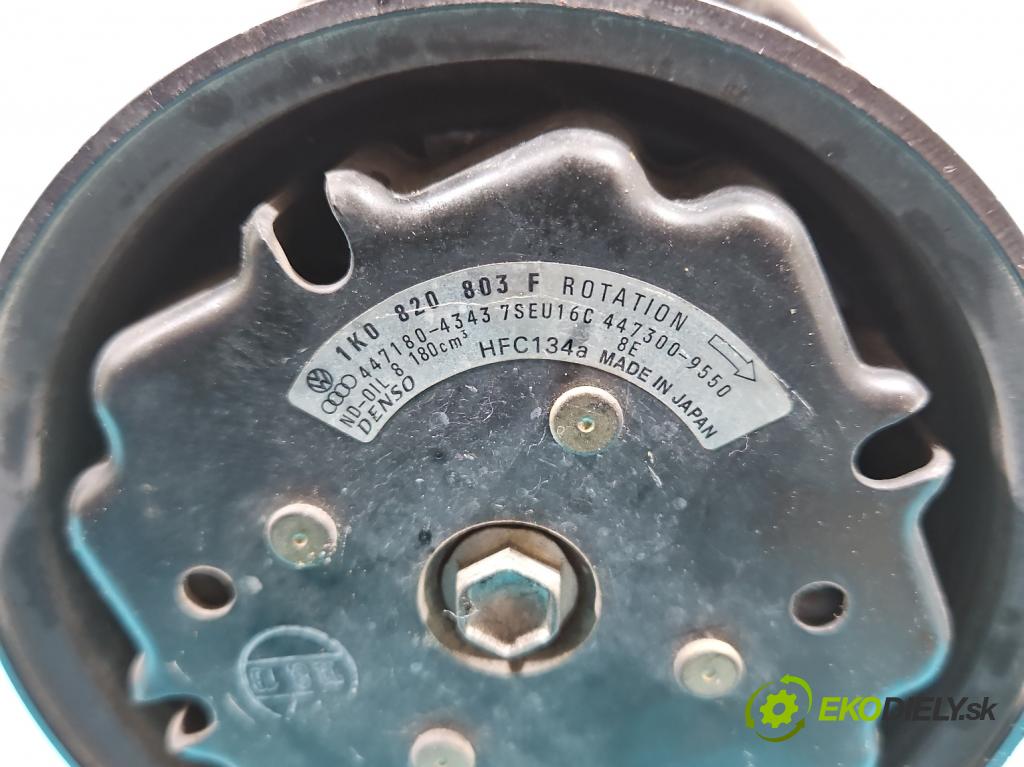 Vw Touran I 2003-2015 1.6 fsi 116 HP manual 85 kW 1598 cm3 5- Kompresor: klimatizácie 1K0820803F (Kompresory klimatizácie)