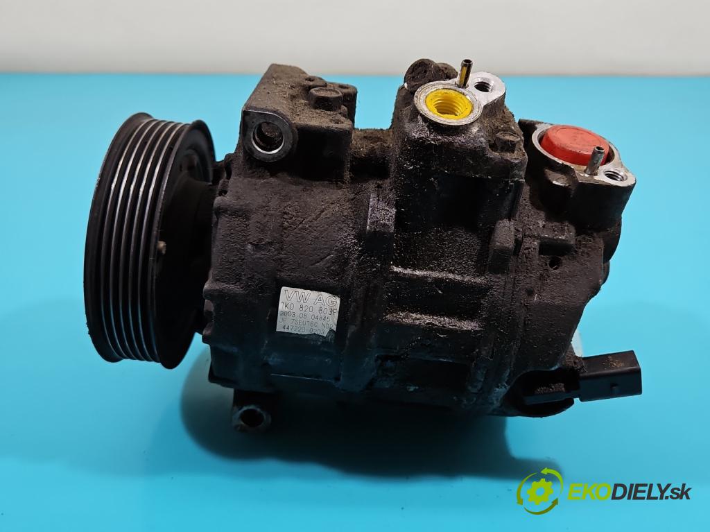 Vw Touran I 2003-2015 1.6 fsi 116 HP manual 85 kW 1598 cm3 5- Kompresor: klimatizácie 1K0820803F (Kompresory klimatizácie)