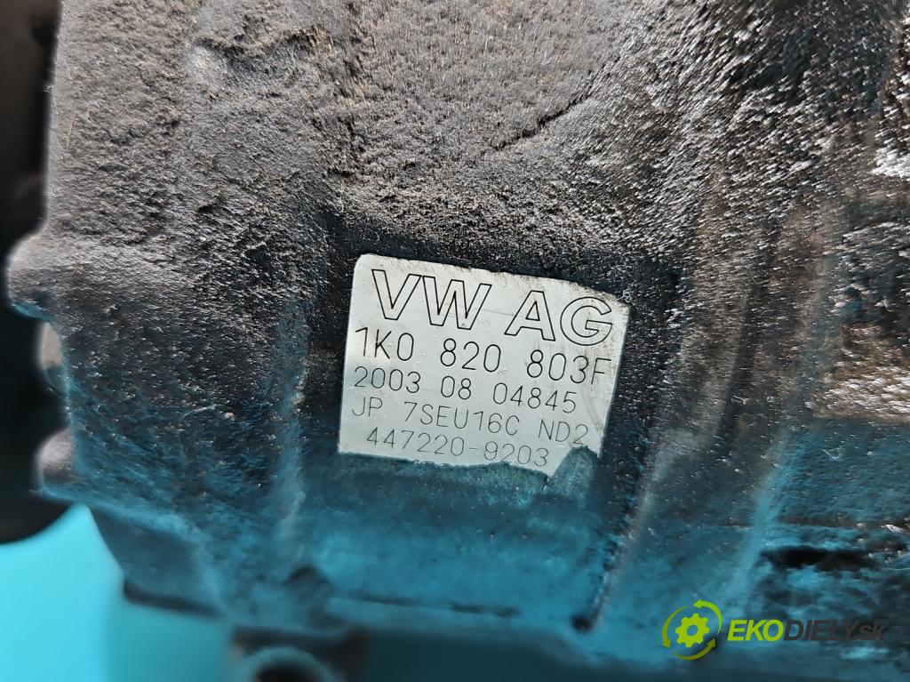 Vw Touran I 2003-2015 1.6 fsi 116 HP manual 85 kW 1598 cm3 5- Kompresor: klimatizácie 1K0820803F (Kompresory klimatizácie)