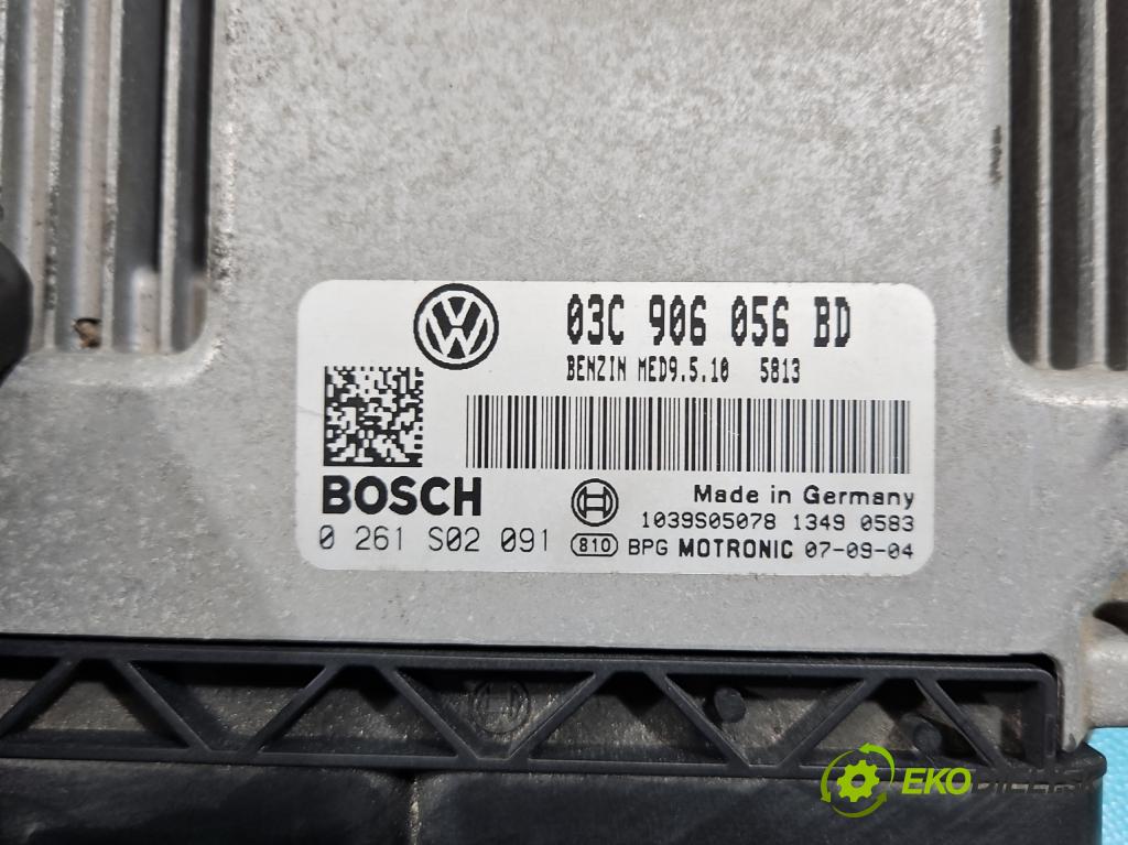 Vw Touran I 2003-2015 1.6 fsi 116 HP manual 85 kW 1598 cm3 5- riadiaca jednotka motora 0261S02091