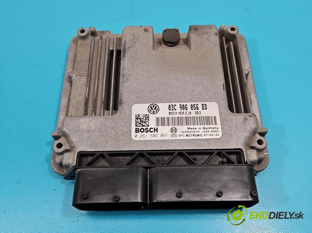 Vw Touran I 2003-2015 1.6 fsi 116 HP manual 85 kW 1598 cm3 5- riadiaca jednotka motora 0261S02091