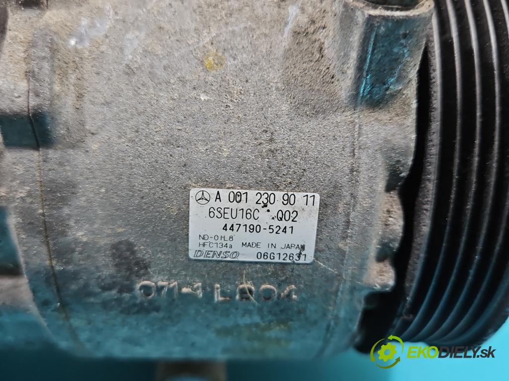 Mercedes A W169 2004-2012 2.0 cdi 109 HP manual 80 kW 1992 cm3 5- Kompresor: klimatizácie A0012309011 (Kompresory klimatizácie)