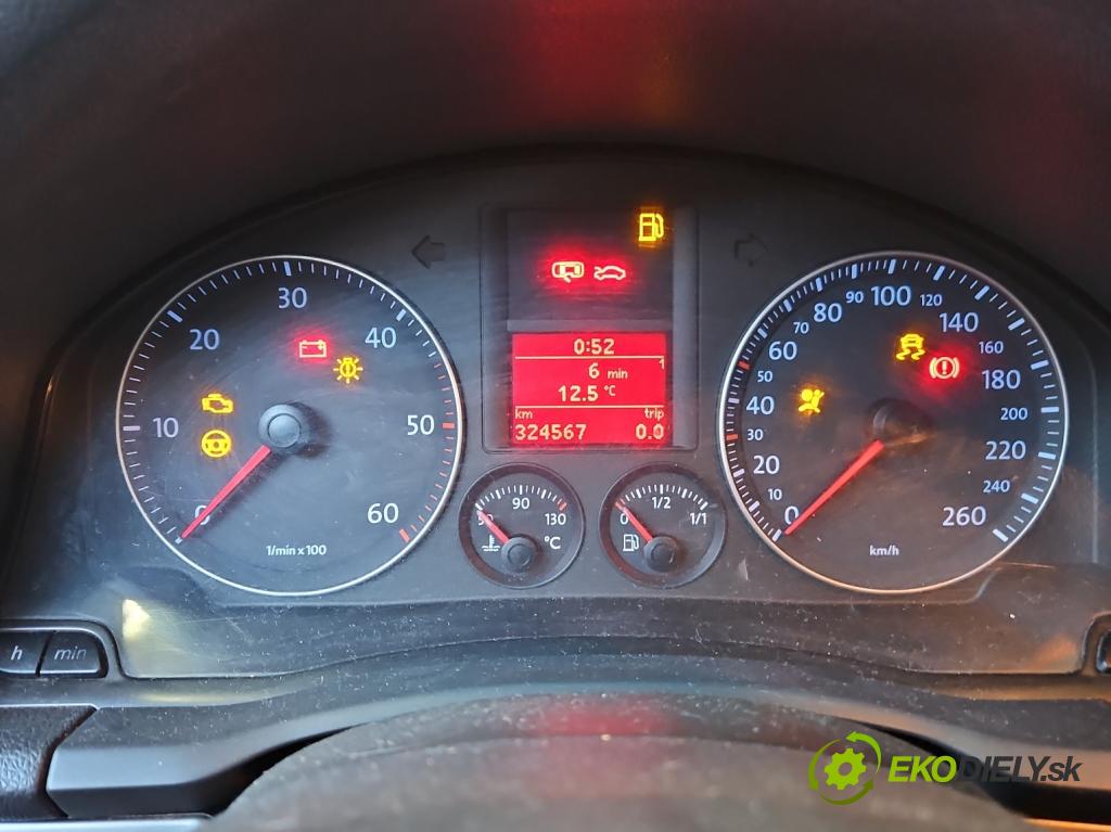 Vw Golf V 2003-2009 2.0 tdi 140 HP manual 103 kW 1968 cm3 5- prístrojovka/ budíky 1K0920860L (Prístrojové dosky, displeje)