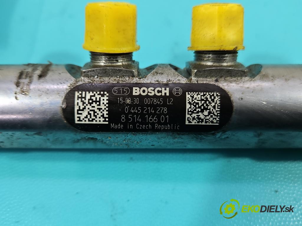 Toyota Avensis III T27 2009-2018 2.0 D4D 143 HP manual 105 kW 1995 cm3 5- lišta vstrekovacia 0445214278 (Vstrekovacia lišta)