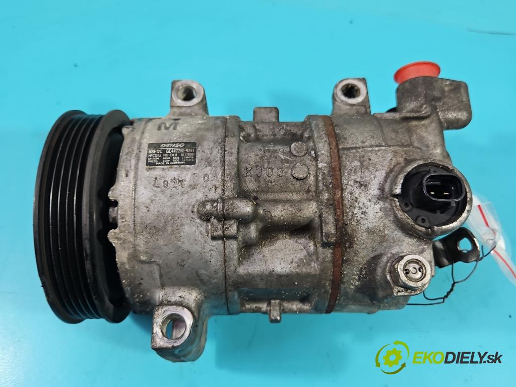Toyota Avensis III T27 2009-2018 2.0 D4D 143 HP manual 105 kW 1995 cm3 5- Kompresor: klimatizácie GE447280-9281 (Kompresory klimatizácie)