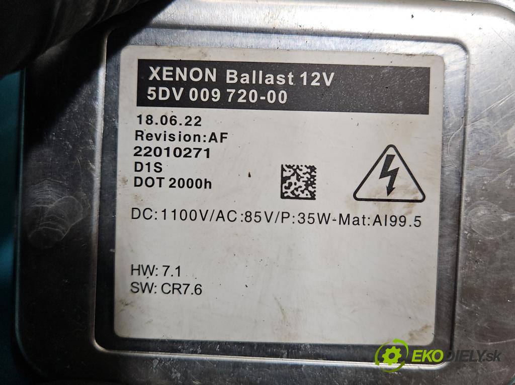 Opel Insignia A 2008-2017 2.0 T 220KM automatic 162 kW 1998 cm3 5- střídač: xenon 5DV009720-00 (Riadiaca jednotka xenónu)