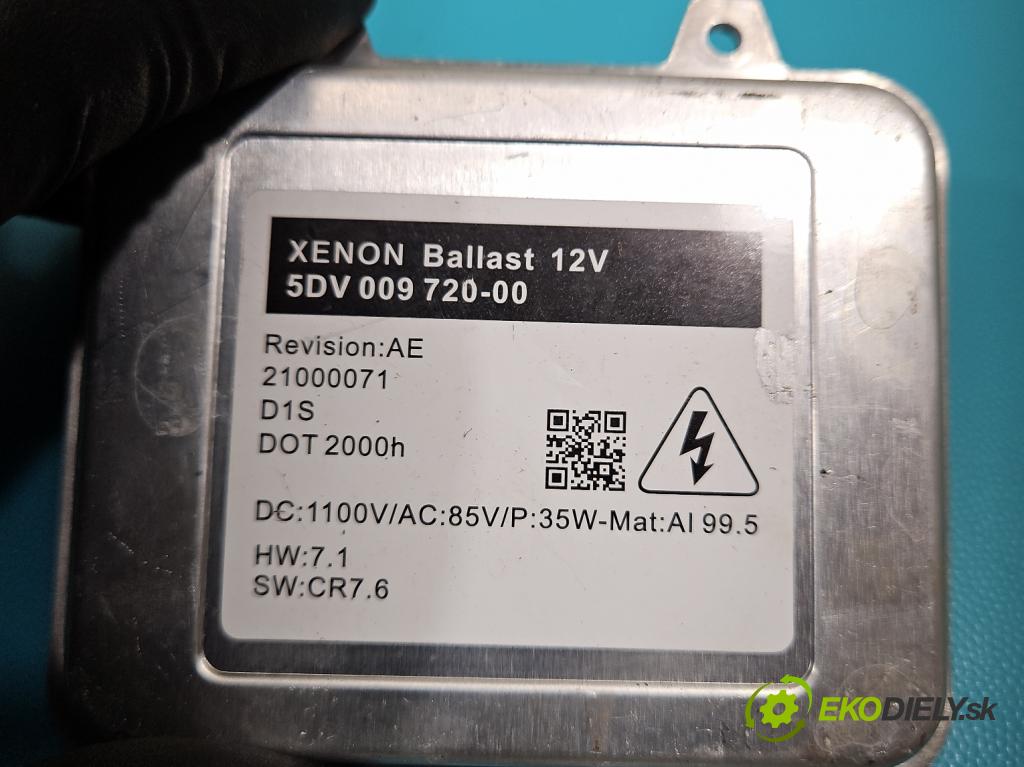 Opel Insignia A 2008-2017 2.0 T 220KM automatic 162 kW 1998 cm3 5- střídač: xenon 5DV009720-00 (Riadiaca jednotka xenónu)