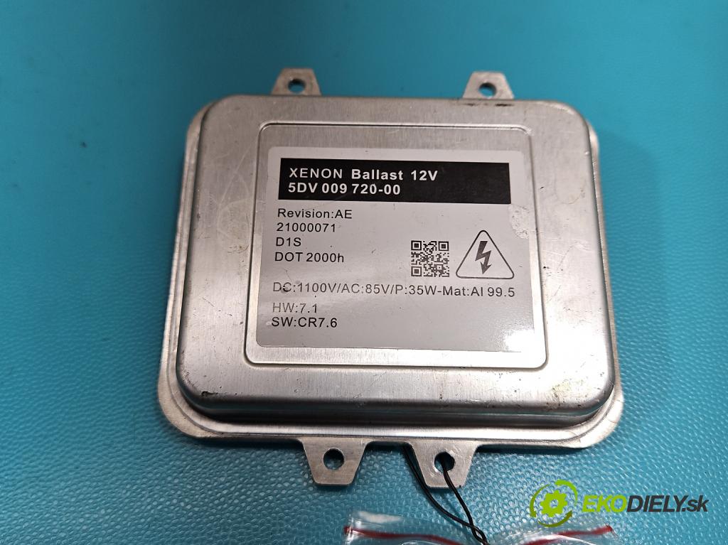 Opel Insignia A 2008-2017 2.0 T 220KM automatic 162 kW 1998 cm3 5- střídač: xenon 5DV009720-00 (Riadiaca jednotka xenónu)