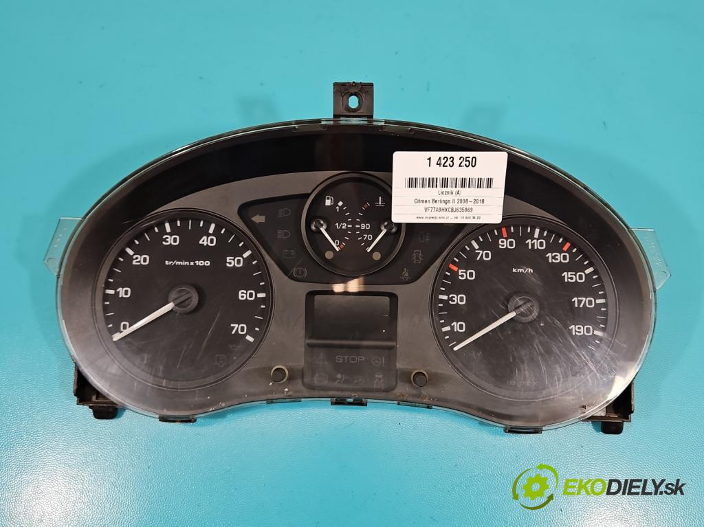 Citroen Berlingo II 2008-2018 1.6 HDi 90 HP manual 66 kW 1560 cm3 5- prístrojovka/ budíky 550013101 (Prístrojová doska, displej)