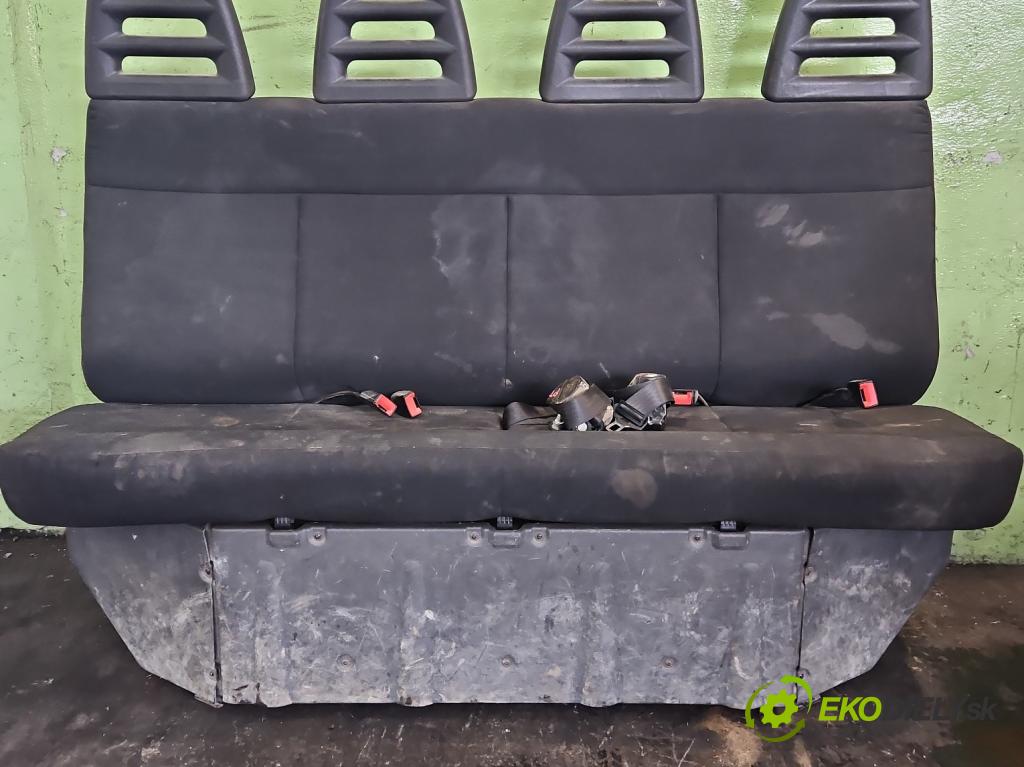 Iveco Daily IV 2006-2014 2.3 HPI 106 HP manual 78 kW 2287 cm3 5- Pohovka: zadné  (Sedačky, sedadlá)