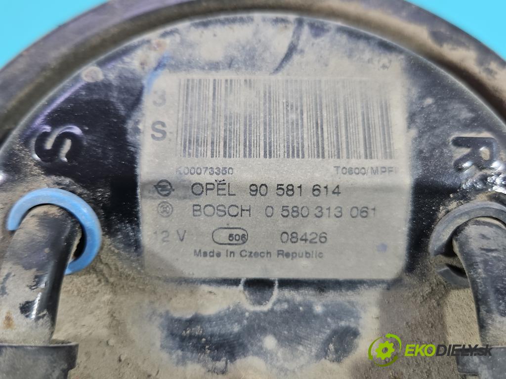 Opel Zafira A 1999-2005 1.6 16V 101 hp manual 74 kW 1598 cm3 5- čerpadlo paliva 90581614