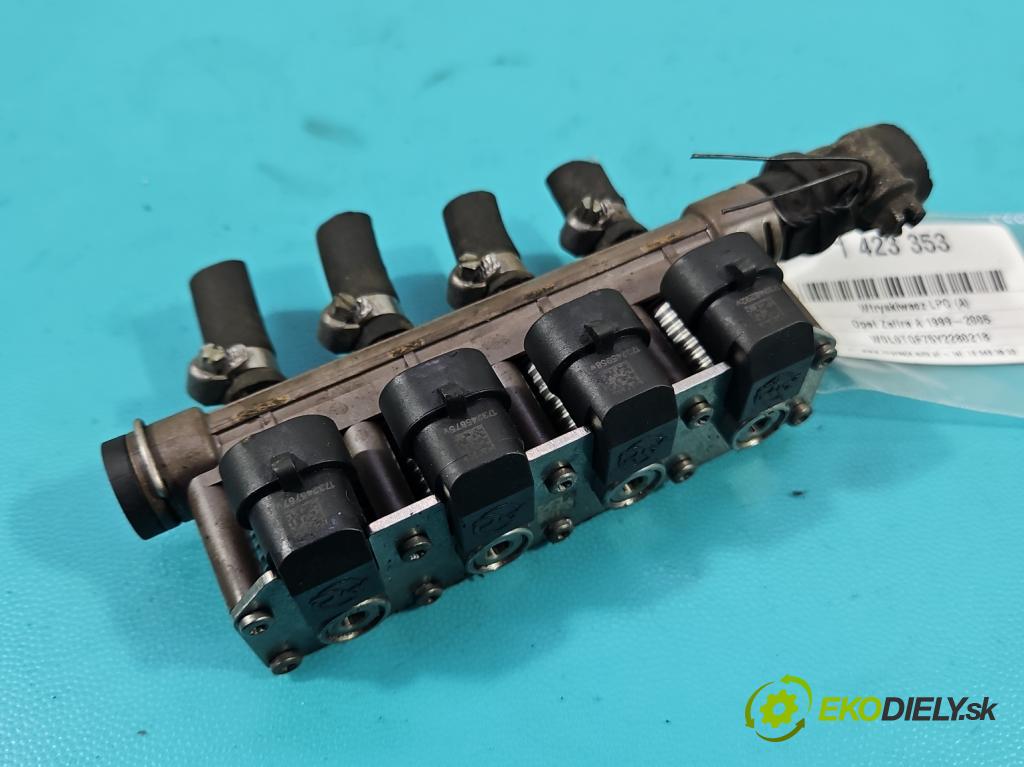 Opel Zafira A 1999-2005 1.6 16V 101 HP manual 74 kW 1598 cm3 5- vstrek LPG AC W02-4