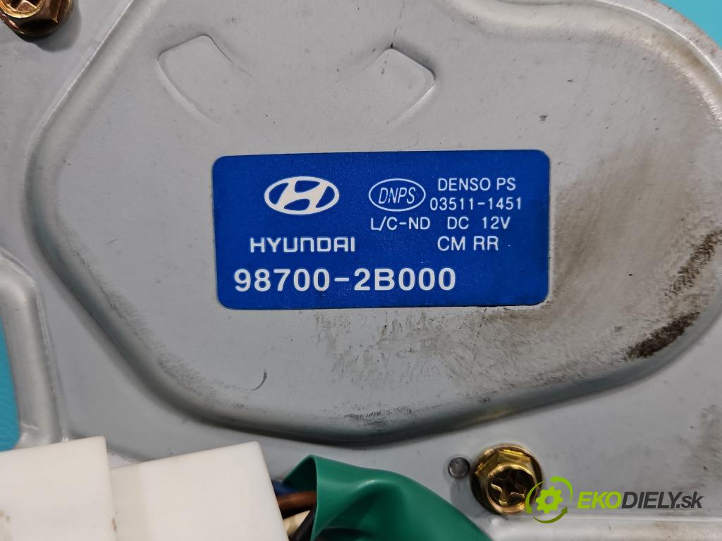 Hyundai Santa Fe II 2006-2012 2.2 CRDi 150 hp manual 110 kW 2188 cm3 5- motor stěrače zadní 98700-2B000