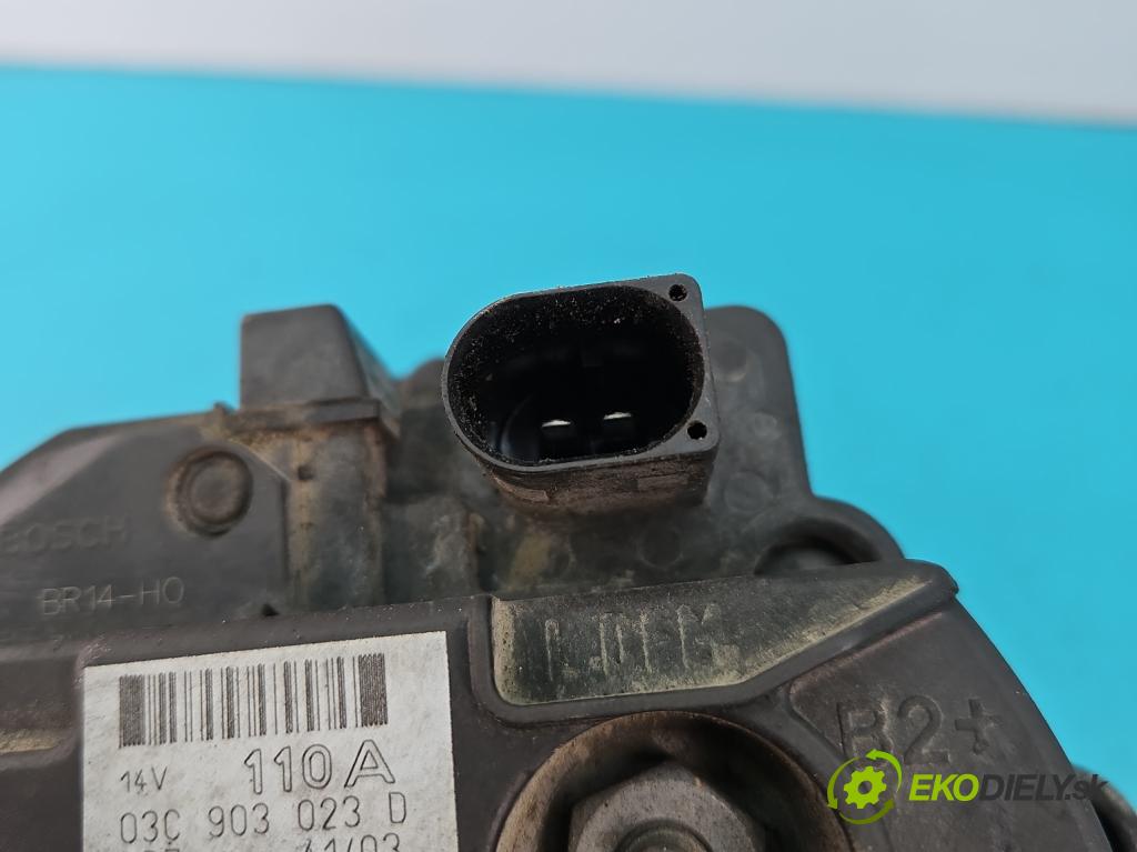 Vw Touran I 2003-2015 1.6 fsi 116 HP manual 85 kW 1598 cm3 5- Alternator 03C903023D (Alternátory)