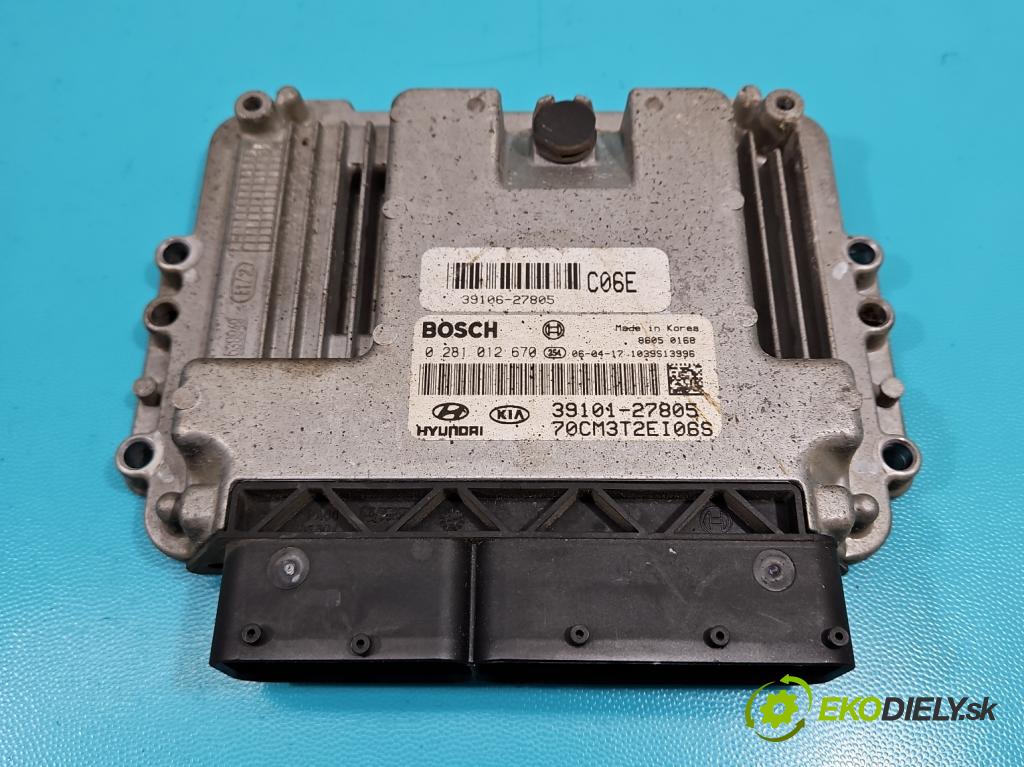 Hyundai Santa Fe II 2006-2012 2.2 CRDi 150 HP manual 110 kW 2188 cm3 5- riadiaca jednotka motora 0281012670