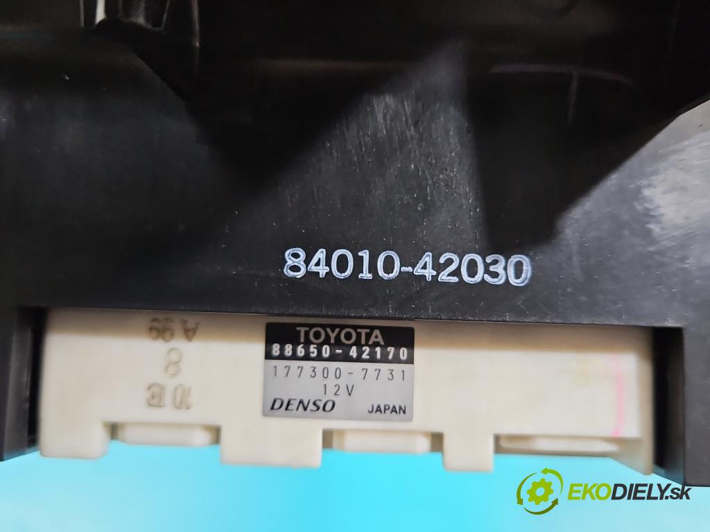 Toyota Rav4 II 2000-2005 2.0 d4d 116 HP manual 85 kW 1995 cm3 5- panel kúrenia 88650-42170