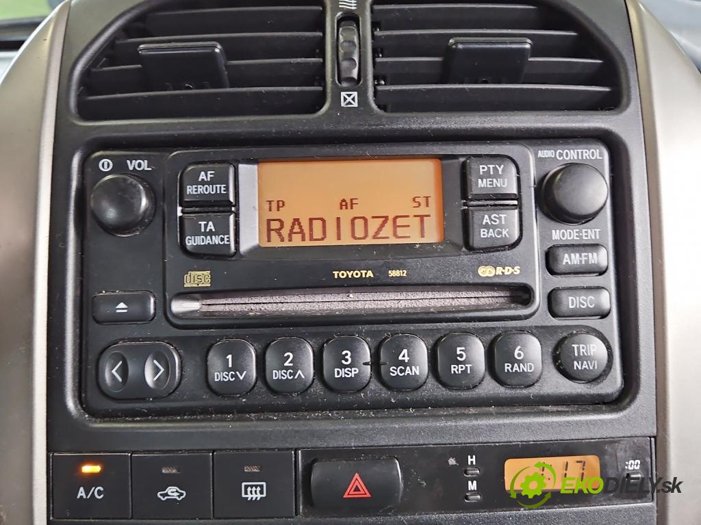 Toyota Rav4 II 2000-2005 2.0 d4d 116 HP manual 85 kW 1995 cm3 5- Radio originál 86120-42130