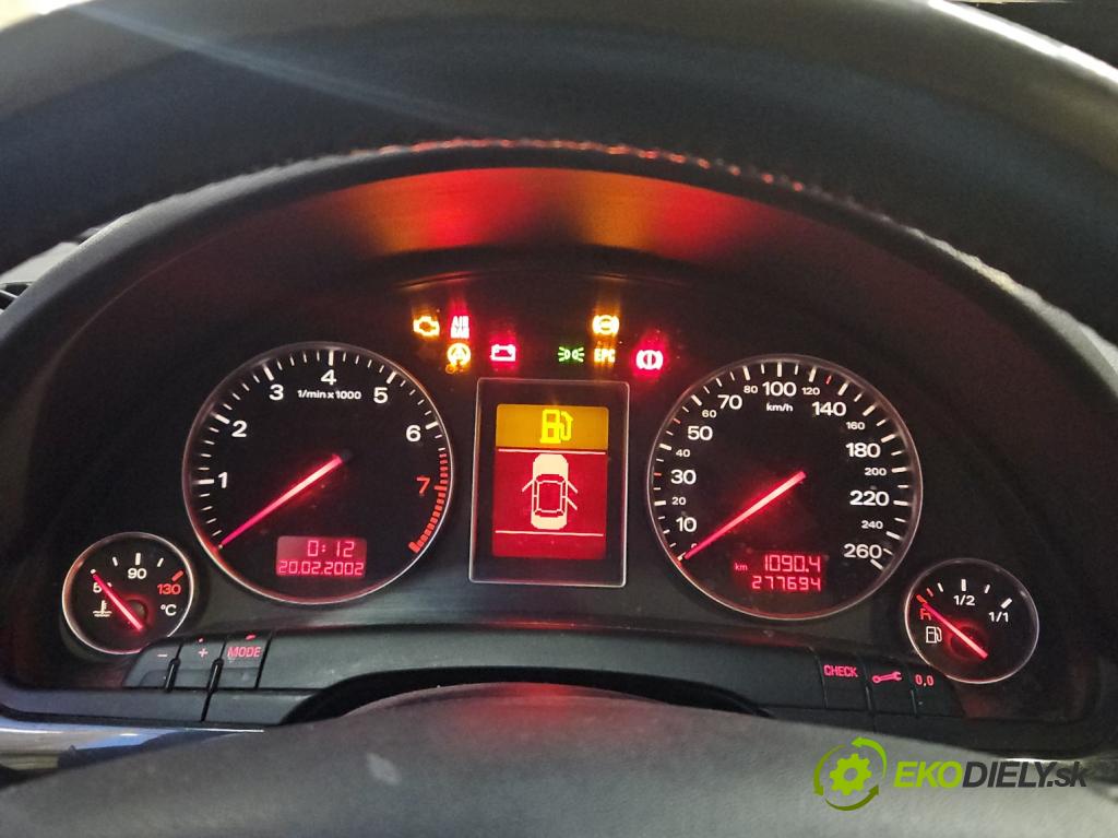 Audi A4 B6 2000-2004 1.6 8V 102 HP manual 75 kW 1595 cm3 4- prístrojovka/ budíky 0263626036D (Prístrojové dosky, displeje)