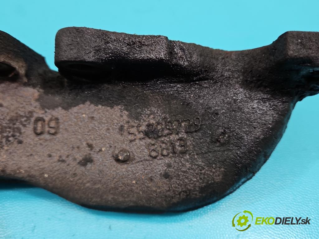 Fiat Doblo II 2010- 1.6 JTD 101 hp manual 74 kW 1598 cm3 5- potrubí výfuk 55229729 (Výfukové potrubí)